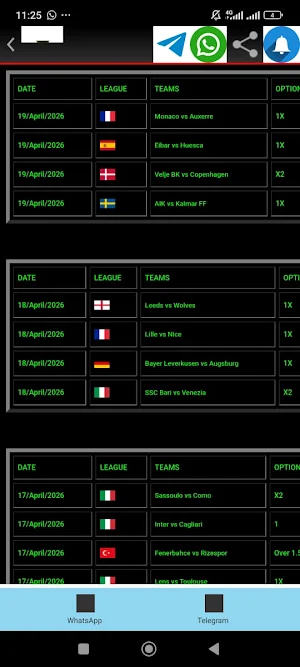 Multi Correct Score Screenshot 2