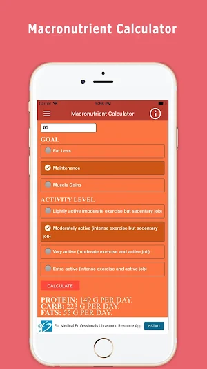 Protein in Foods Screenshot 3