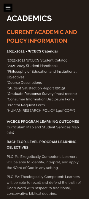 WCBCS Screenshot 2