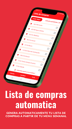 YumWeek: Recetas Organizadas Screenshot 2