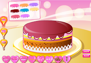 Decorate Cake -Games for Girls Screenshot 1