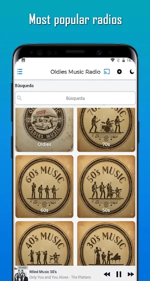 50s 60s 70s Oldies Music Radio Screenshot 2