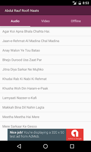 Abdul Rauf Roofi Naats Screenshot 0