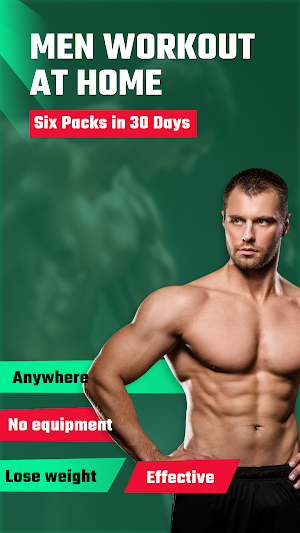 Men Workout at Home - Six Packs in 30 Days Screenshot 0