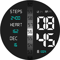 Digital Watch Face Key 006