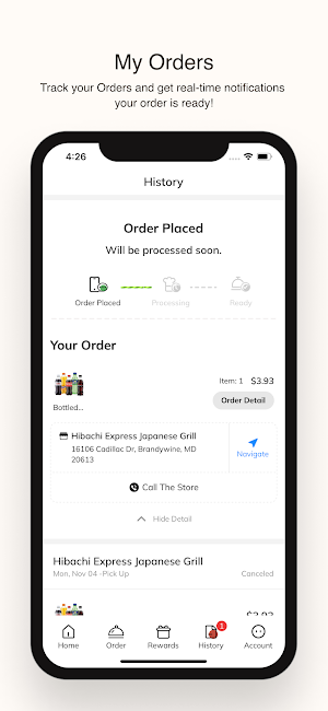 Hibachi Express Japanese Grill Screenshot 2