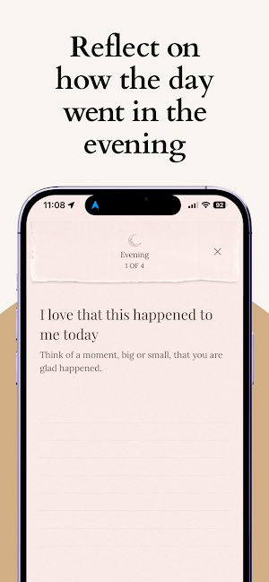 Five Minute Journal Daily App Screenshot 2