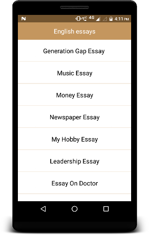 English essays Screenshot 1