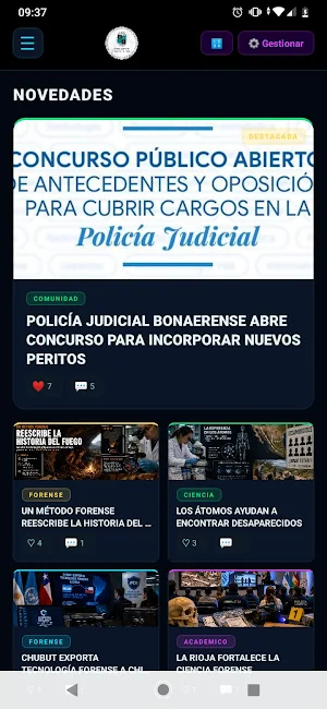 Universo Forense Screenshot 1