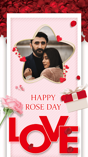 Valentine's Day Photo Frame Screenshot 0