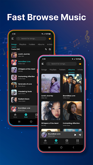 Music Player & Video Player Screenshot 1