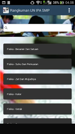 Rangkuman Materi UN IPA SMP Screenshot 1