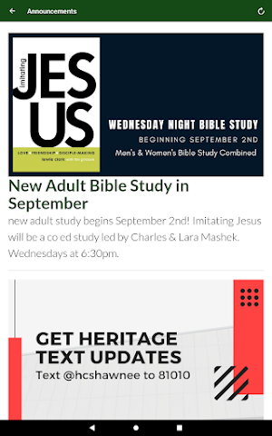 Heritage Church Shawnee Screenshot 1