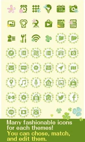 Spring Theme-Field of Clovers Screenshot 3