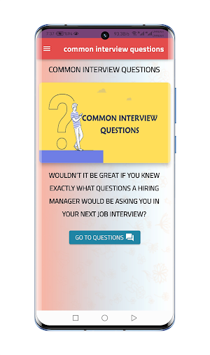 common interview questions Screenshot 0