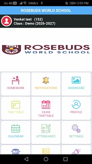 Rosebuds world school Screenshot 1
