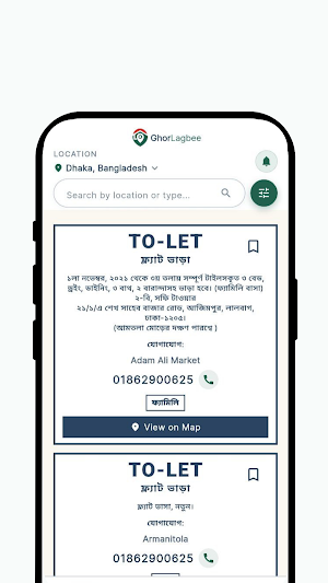 GhorLagbee – To Let Rental App Screenshot 2