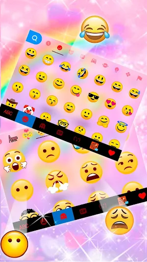 Rainbow Rose Unicorn Keyboard Theme Screenshot 3