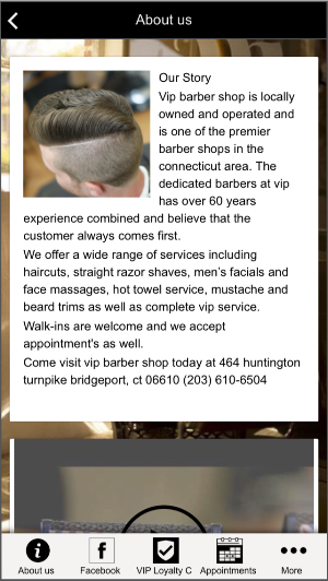 VIP BARBER SHOP LLC Screenshot 0
