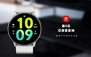 Big Green Watch Face Screenshot 0