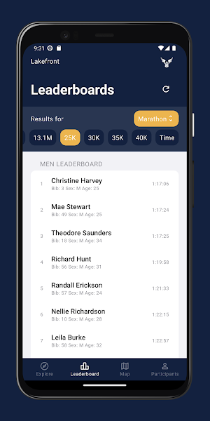 Lakefront Marathon Screenshot 1