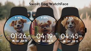 Sweet Dog WatchFace Screenshot 3