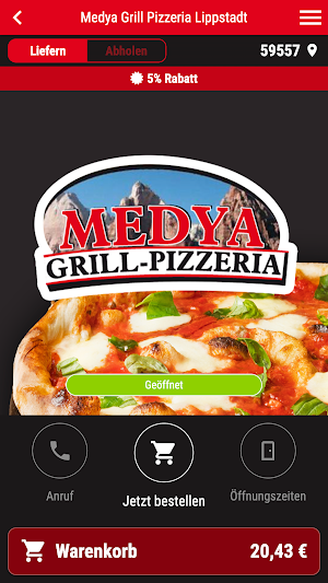 Medya Grill Pizzeria Lippstadt Screenshot 0