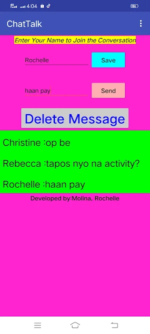 MemosaChattingApp Screenshot 0