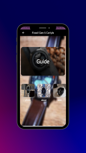 Fossil Gen 5 Carlyle guide Screenshot 1