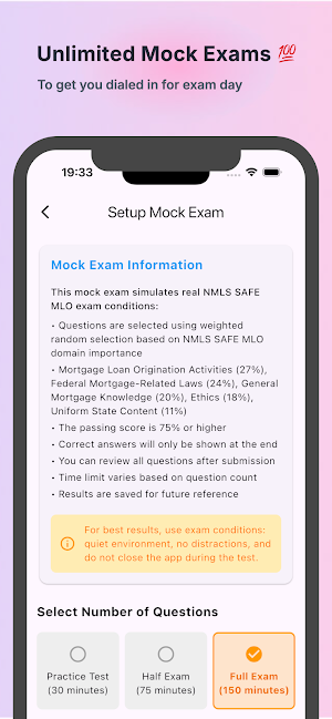 NMLS SAFE MLO Flashcards Screenshot 2