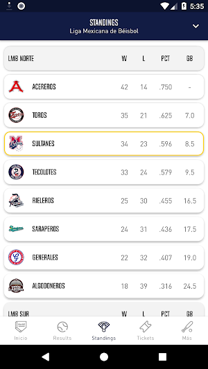 Sultanes de Monterrey Oficial Screenshot 1