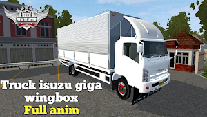 Truck Isuzu Giga Mbois BUSSID Screenshot 2
