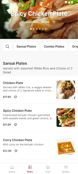 Sansai Japanese Grill Westwood Screenshot 2