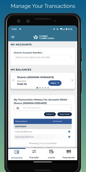 Lurgan Credit Union Screenshot 1