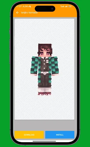Kimetsu Skin for Minecraft PE Screenshot 3