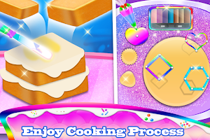 Makeup kit cakes : cosmetic box makeup cake games Screenshot 3