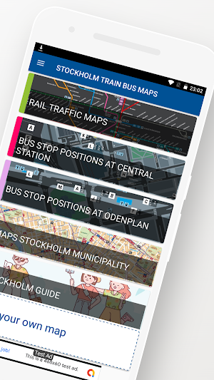 STOCKHOLM TRAIN BUS MAPS Screenshot 1