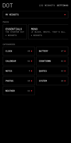 Dotgrid — Dot Matrix Widgets Screenshot 1