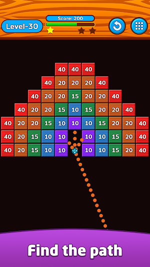 Wooden Bricks Vs Balls Screenshot 1