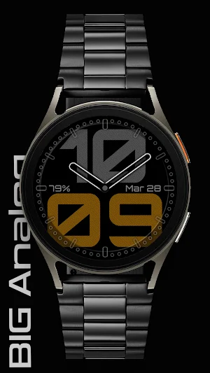 BIG Analog Watch Face Screenshot 0
