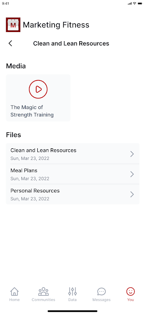 My Marketing Fitness Screenshot 0
