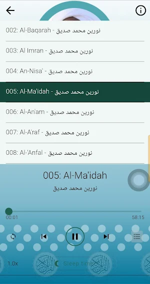 Noreen Muhammad Full Mp3 Quran Screenshot 2