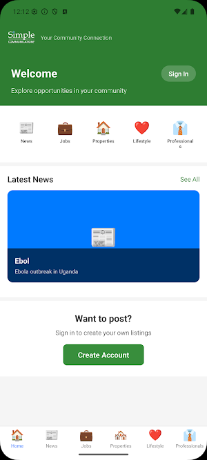 Simple Communications Screenshot 0