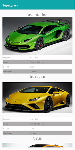 super cars Screenshot 2