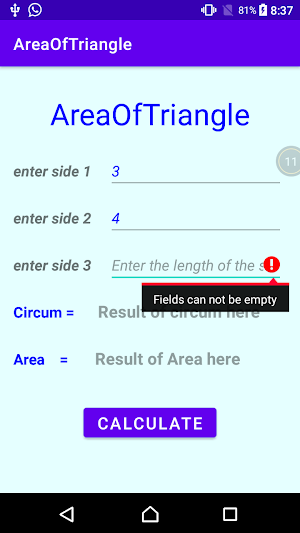 Triangle Area Screenshot 3