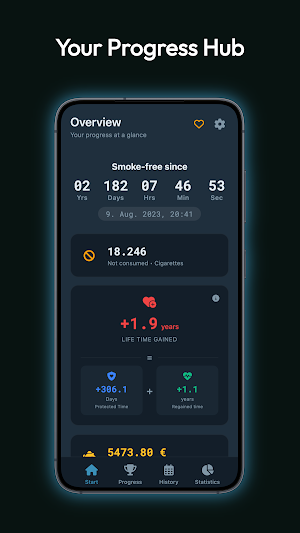 Unsmoke – Quit Smoking Tracker Screenshot 1