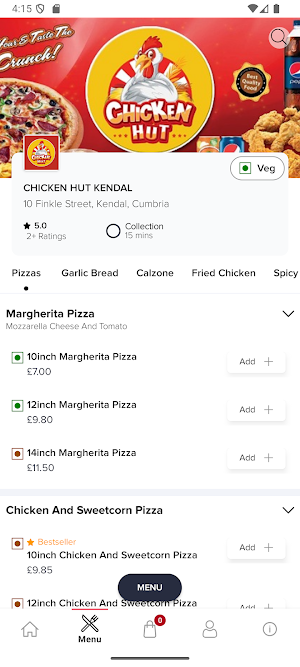 CHICKEN HUT KENDAL Screenshot 2