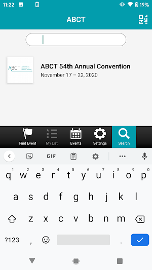 ABCT Events Screenshot 1