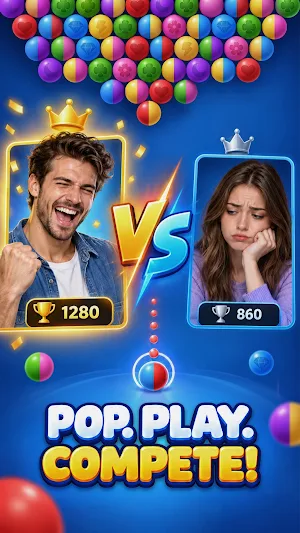 Bubble Glitz: PVP Shoot Game Screenshot 0