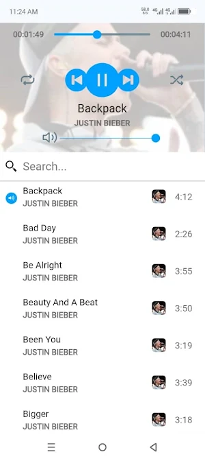 All Justin Bieber Songs Screenshot 1